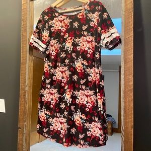 Bobbie Brooks floral dress L